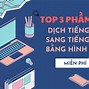 Dịch Anh Việt Chuẩn Nhất