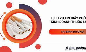 Xin Giấy Phép Kinh Doanh Thuốc Lá